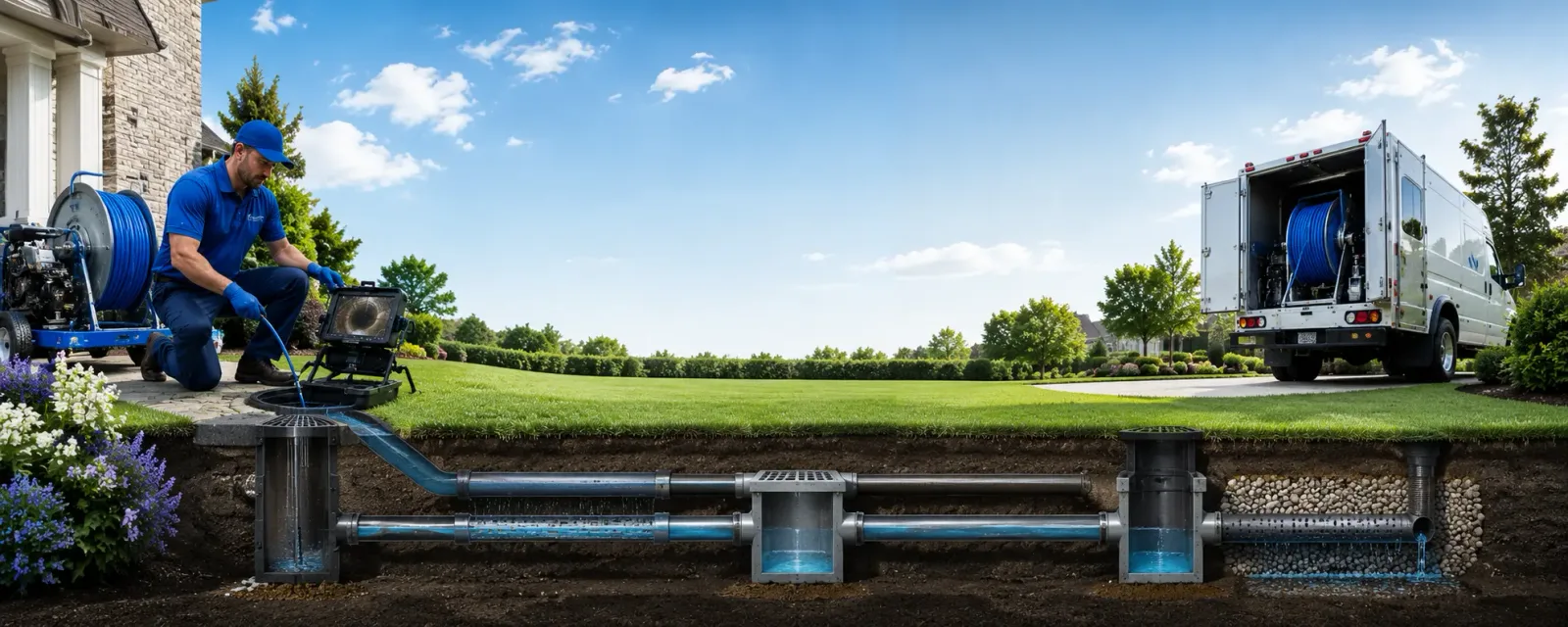 Outdoor drain cleaning information for Quincy, IL